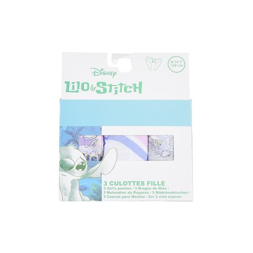 Disney Lilo és Stitch, A csillagkutya Galactic gyerek fehérnemű, bugyi 3 darab/csomag 6 - 12 év / 116 - 152 cm