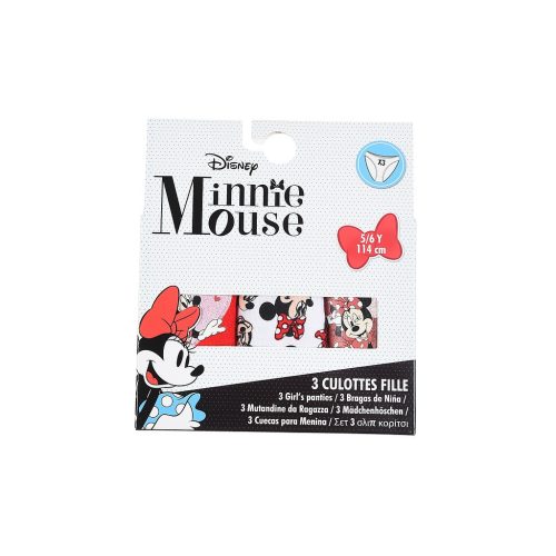 Disney Minnie Faces gyerek fehérnemű, bugyi 3 darab/csomag 3 - 8 év / 98 - 128 cm