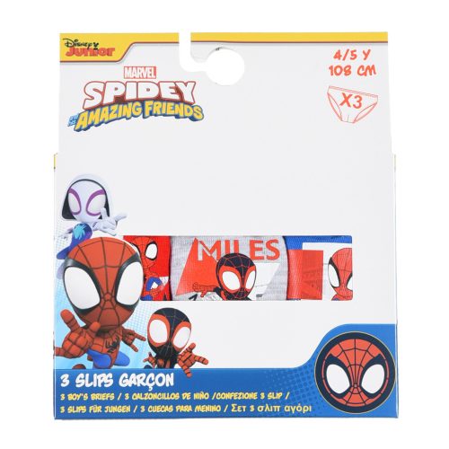 Pókember Spidey gyerek fehérnemű, alsó 3 darab/csomag 2 - 5 év / 92 - 110 cm