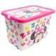 Disney Minnie Edgy Bows műanyag tároló doboz 7 L