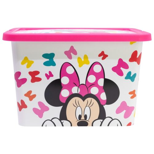 Disney Minnie Edgy Bows műanyag tároló doboz 7 L