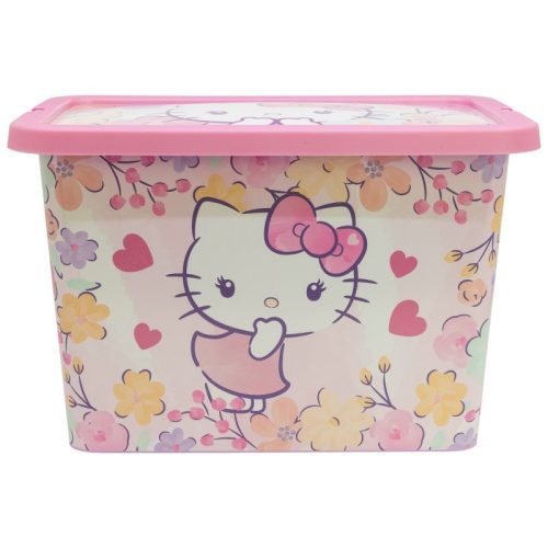 Hello Kitty Pastel műanyag tároló doboz 7 L