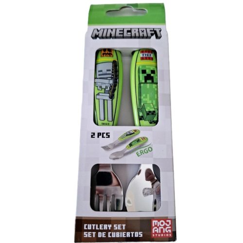 Minecraft Core fém ergo evőeszköz készlet - 2 darabos