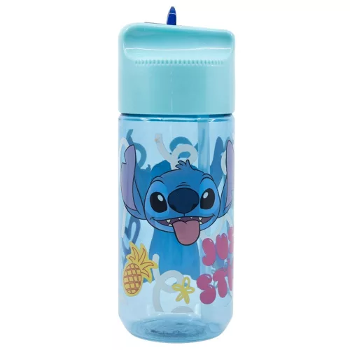 Disney Lilo és Stitch Palms Hydro műanyag szívószálas kulacs 430 ml