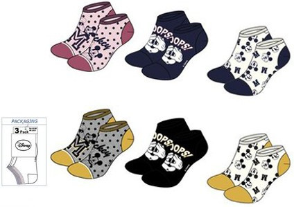Disney Mickey Ooops női titokzokni 36-41