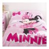 Disney Minnie Pink Polka Bow ágyneműhuzat 140×200cm, 65x65 cm