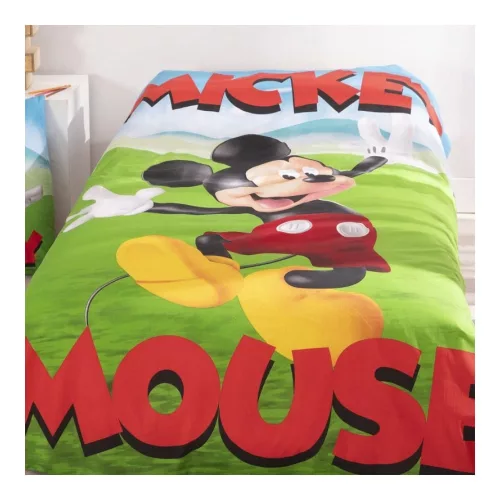 Disney Mickey Garden ágyneműhuzat 140×200cm, 65x65 cm