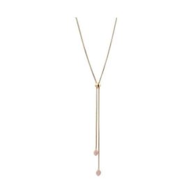 Victoria Rose gold színű rózsaszín köves nyaklánc