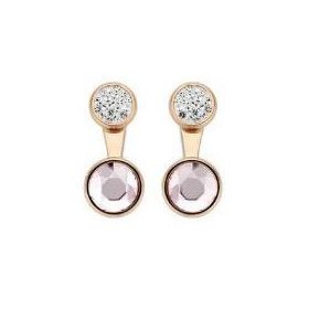 Victoria Rose gold színű színes köves fülbevaló