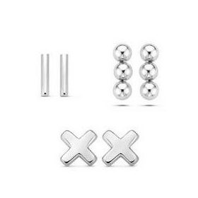 Victoria Ezüst színű fülbevaló szett