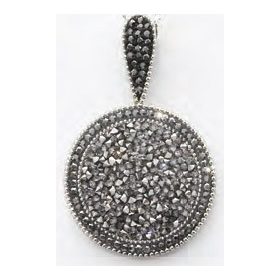 Victoria Ezüst színű köves medál