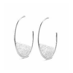 Victoria Ezüst színű mintás fülbevaló