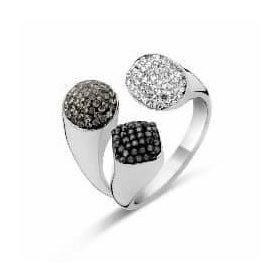 Victoria Ezüst színű színes köves gyűrű