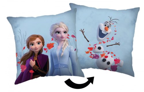 Disney Jégvarázs Leaves párna, díszpárna 40 x 40 cm