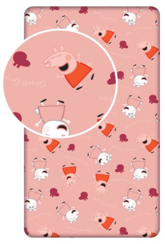Gumis Lepedő Peppa Pig,Peppa malac 90*200 cm.1