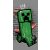 Minecraft Metro Art Creeper fürdőlepedő, strand törölköző 70x140cm