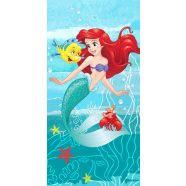   Disney Hercegnők, Ariel Friends fürdőlepedő, strand törölköző 70x140cm