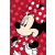 Disney Minnie Red mikroflanel takaró 100x150cm