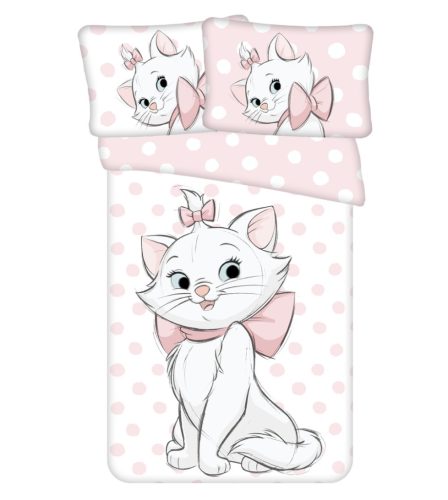 Disney Marie Dots gyerek, ovis ágyneműhuzat 100×135 cm, 40×60 cm