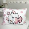 Disney Marie Dots gyerek, ovis ágyneműhuzat 100×135 cm, 40×60 cm