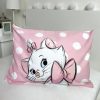 Disney Marie Dots gyerek, ovis ágyneműhuzat 100×135 cm, 40×60 cm