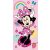 Disney Minnie Rainbow fürdőlepedő, strand törölköző  70x140cm