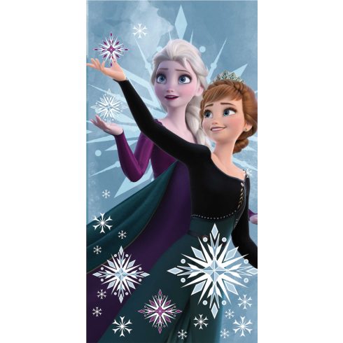 Disney Jégvarázs Snowflake fürdőlepedő, strand törölköző 70x140cm