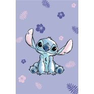   Disney Lilo és Stitch, A csillagkutya Purple mikroflanel takaró 100x150cm