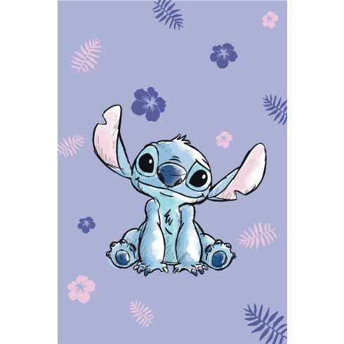 Disney Lilo és Stitch. A csillagkutya Purple mikroflanel takaró 100x150cm