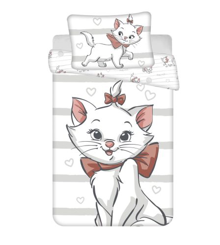 Disney Marie cica Bow gyerek, ovis ágyneműhuzat 100×135 cm, 40×60 cm