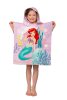Disney Hercegnők Ariel Pink törölköző poncsó 50x115 cm