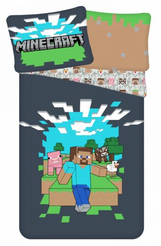 Minecraft Pixel Paradise ágyneműhuzat 140×200cm, 70×90 cm