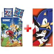   Sonic, a sündisznó Speedy Dreams ágyneműhuzat és törölköző szett