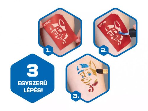 Mancs őrjárat sablon szett 12 db-os