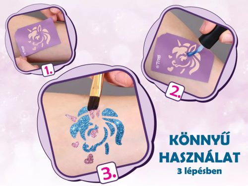 Lovak és Unikornisok sablon szett 15db-os