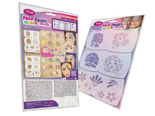 Mosaic Arcfestő Sablon - Jégkirálynő