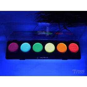 TyToo Színvarázs Arcfesték szett 6x4 g UV-neon színek