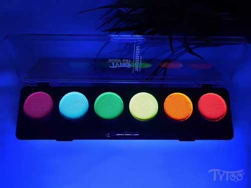 TyToo Színvarázs Arcfesték szett 6x4 g UV-neon színek