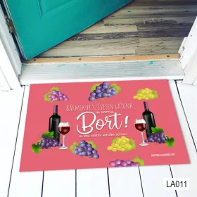 Lábtörlő - Bármikor BOR Lábtörlő - Vicces Ajándék 