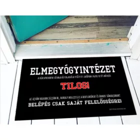 Elmegyógyintézet  - VICCES LÁBTÖRLŐ, AJÁNDÉK.