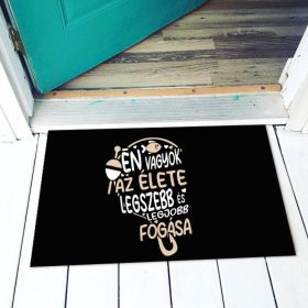   Vicces Lábtörlő Színes - Én vagyok élete legjobb fogása - Vicces Ajándék - Horgász Ajándék - Ajándék Nőknek