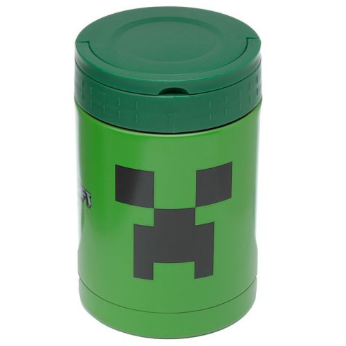 Thermo Ételhordó 500ml, Fém - Minecraft Creeper