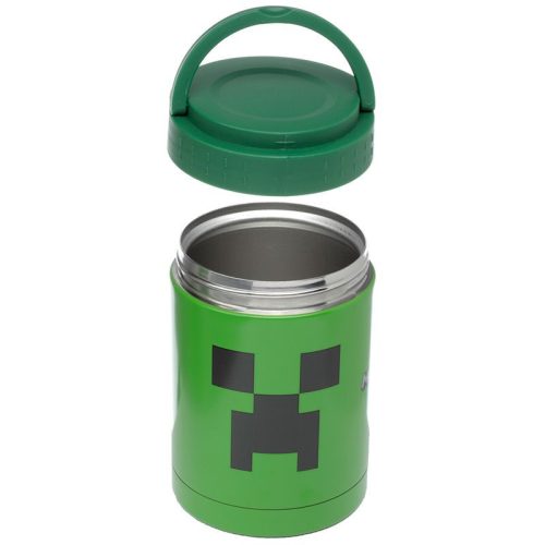 Thermo Ételhordó 500ml, Fém - Minecraft Creeper