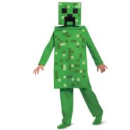   Creeper Fancy szerepjáték-jelmez, Minecraft, M méret, 7-8 éveseknek