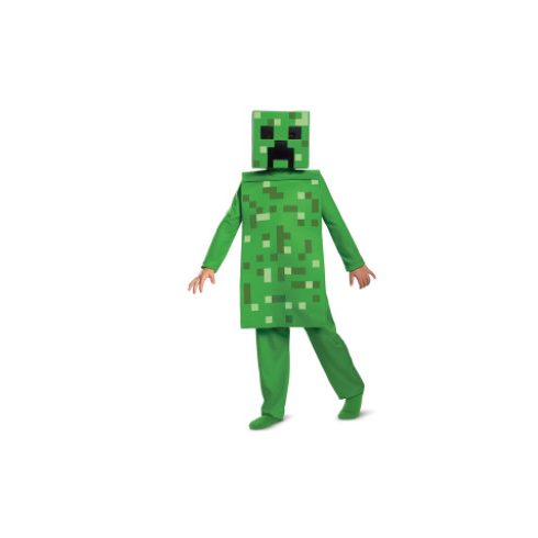 Creeper Fancy szerepjáték-jelmez, Minecraft, M méret, 7-8 éveseknek