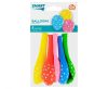 Csillagok Colorful léggömb, lufi 5 db-os 12 inch (30 cm)