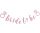 Bride To Be Pink papír felirat 3 m