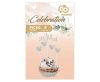 Esküvő Just Married Silver torta dekoráció 5 db-os