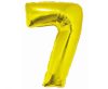 Arany 7-es Gold szám fólia lufi 76 cm