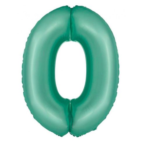 Menta 0-ás Mint Mat szám fólia lufi 76 cm